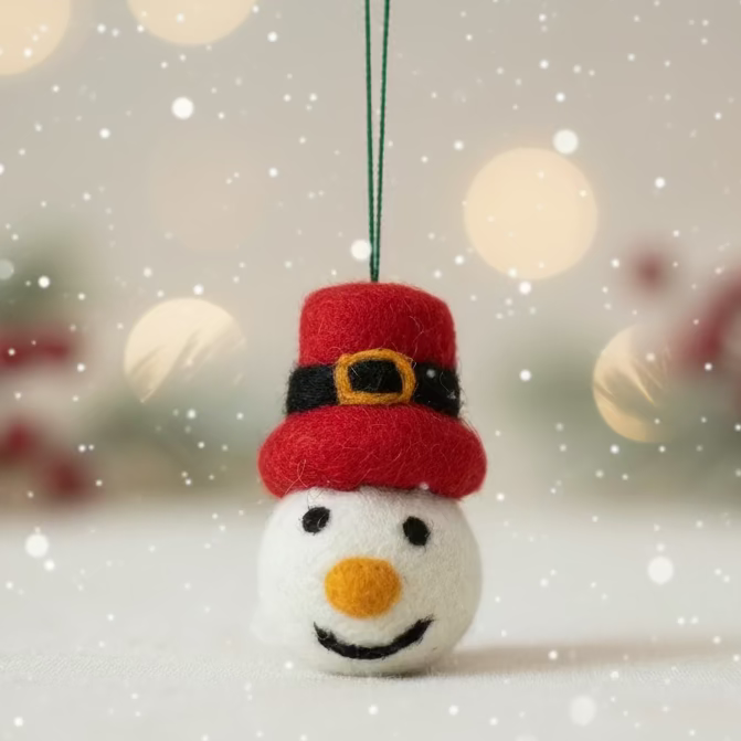 Red Hat Snow Man