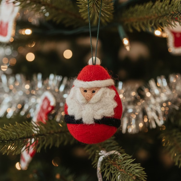Santa Hanging
